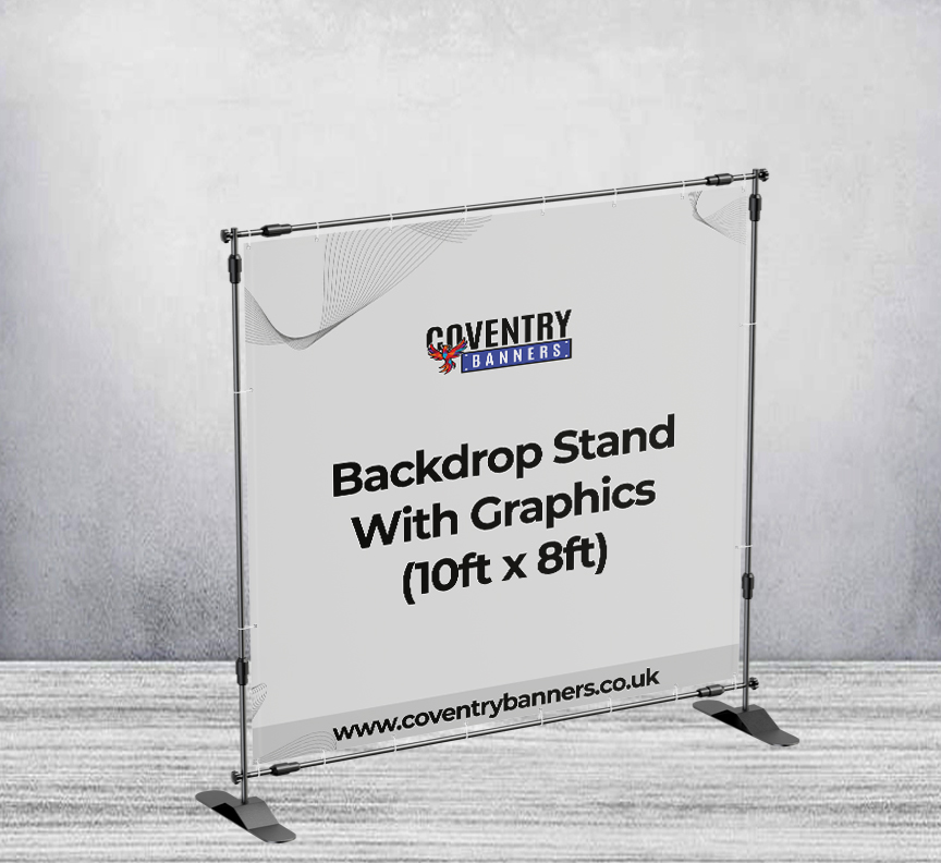 Backdrop Stand With Graphics (10ft x 8ft)