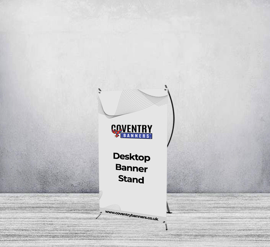 Desktop Banner Stand