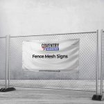 Fence Mesh Signs