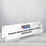 Monsoon Banner Frame 1500mm x 700mm (With Banner)