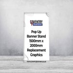 Pop Up Banner Stand 1500mm x 2000mm Replacement Graphics