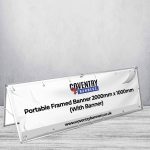 Portable Framed Banner 2000mm x 1000mm (With Banner)