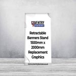 Retractable Banners Stand 1500mm x 2000mm Replacement Graphics
