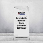 Retractable Banners Stand (850mm x 2000mm)