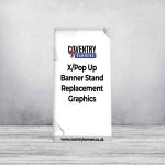 X/Pop Up Banner Stand Replacement Graphics