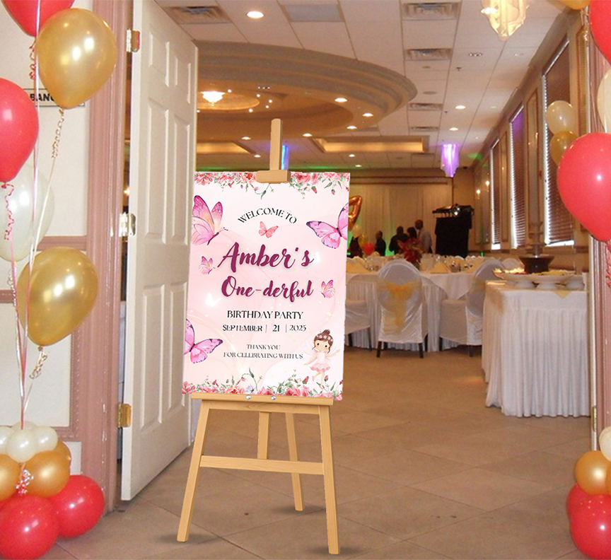 Easels with A2 Printed Board