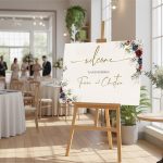 Reception Board Holder With Printed Board